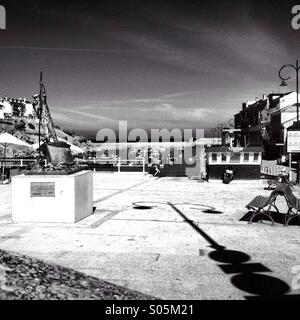 Puerto del Pueblo de Tapia de Casariego de Asturias, España / Port in das Dorf Tapia de Casariego in Asturien, Spanien Stockfoto