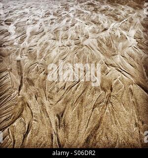 Sand Strecken Stockfoto