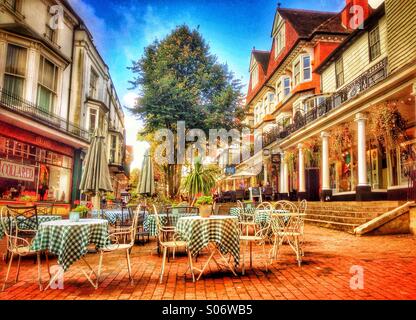 Die Pantiles, Tunbridge Wells. Stockfoto