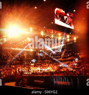 Liverpool Echo Arena boxing Stockfoto