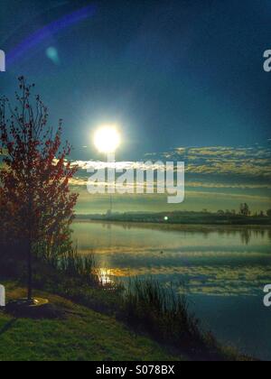 Eine gute fallen morgen. Stockfoto