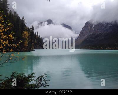 Kinney Lake im Mount Robson Provincial Park Stockfoto