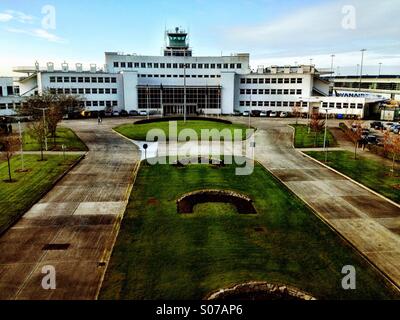 Altes Terminal Flughafen Dublin Stockfoto