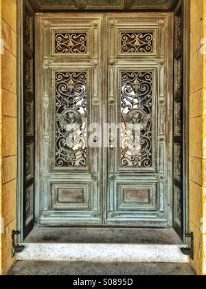 Stanford University Memorial Church Tür, Kalifornien, USA Stockfoto