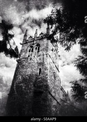 Allerheiligenkirche, Hough-on-the-Hill, Lincolnshire, England. Stockfoto