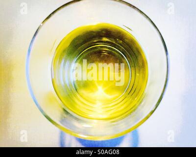 Ein Glas Aloe Vera Getränk Stockfoto