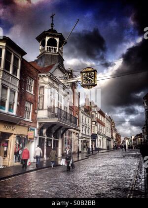 High Street, Guildford, Surrey, UK. Stockfoto