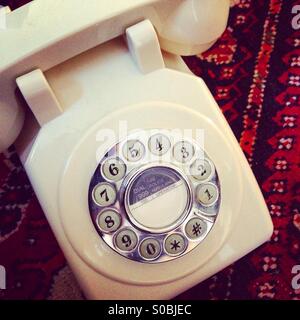 Vintage-Stil Telefon Stockfoto
