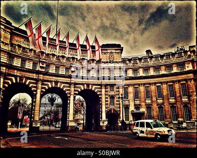 Admiralty Arch, City of Westminster, Zentral-London, England, Vereinigtes Königreich, Europa Stockfoto