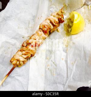 Griechische souvlaki Stockfoto