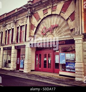 Das Curzon Kino in Clevedon, North Somerset - das älteste kontinuierlich laufende Kino der Welt. Stockfoto