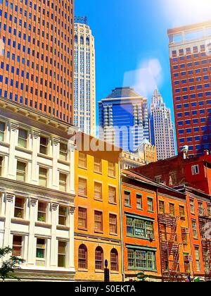 Fraunces Tavern historische Block, NYC Stockfoto