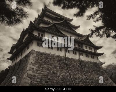 Burg von Nagoya in Aichi, Japan. Stockfoto