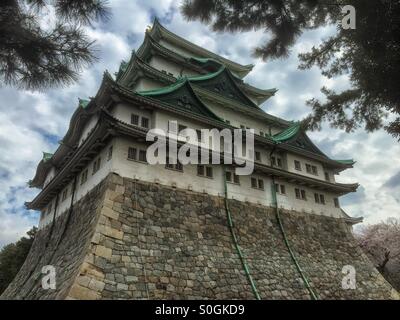 Burg von Nagoya, Japan. Stockfoto