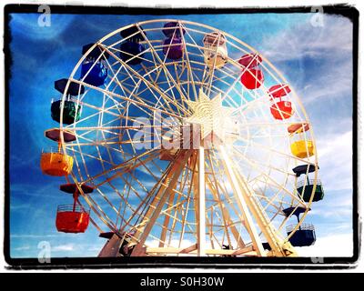 Riesenrad in Barcelona, Spanien Stockfoto