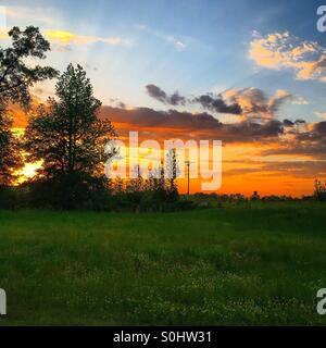 Schönen Abend Stockfoto