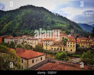 Bagni Di Lucca Italien Stockfoto