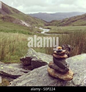 Watkin Pfad, Mount Snowdon Stockfoto