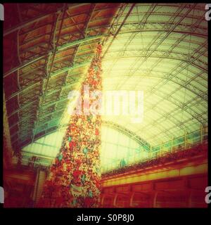 St Pancras Weihnachten Stockfoto