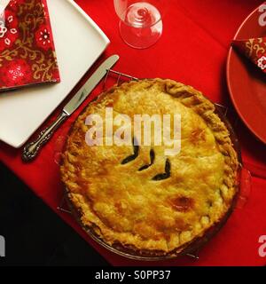 Traditionelle französisch-kanadischen Tourtière Fleischpastete Stockfoto