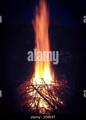 Lagerfeuer Stockfoto