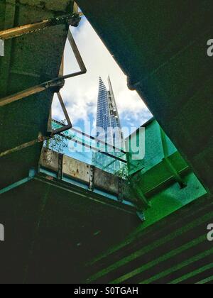 Die Scherbe von Balg Brücken im Borough Market gesehen. London, Vereinigtes Königreich Stockfoto