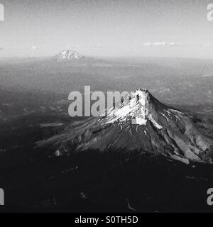 Luftaufnahme des Mt. Hood Stockfoto