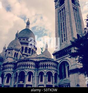 Sacre Coeur Kirche in Paris Stockfoto