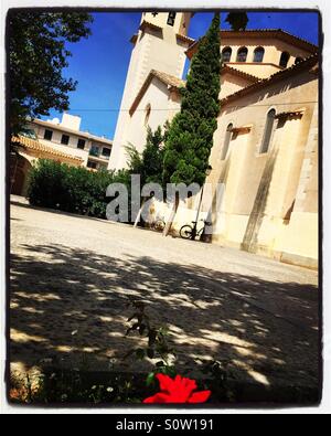 Puerto Pollensa Kirche, Altstädter Ring, Mallorca Stockfoto