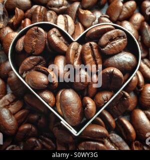 Liebe Kaffee Stockfoto