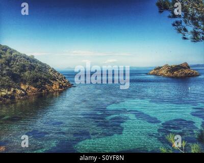 Port-Cros-Nationalpark, Cote d ' Azur, Frankreich Stockfoto