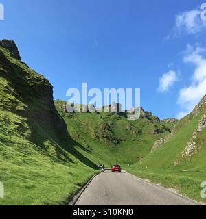 Winnats Pass Derbyshire Stockfoto