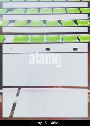 Indoor-Sport Bereich Tribüne Stockfoto