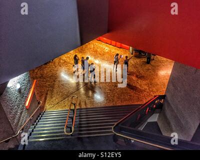 Foyer der Barbican, London, Vereinigtes Königreich Stockfoto