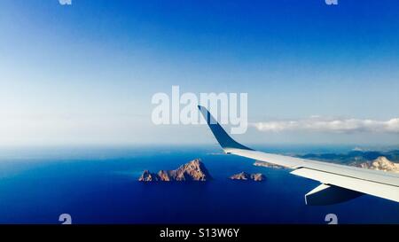 Kommen, um land in Ibiza Stockfoto