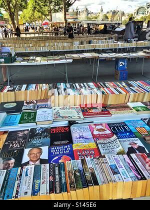 Gebrauchtes Buch Stände auf der Southbank in London England UK Stockfoto