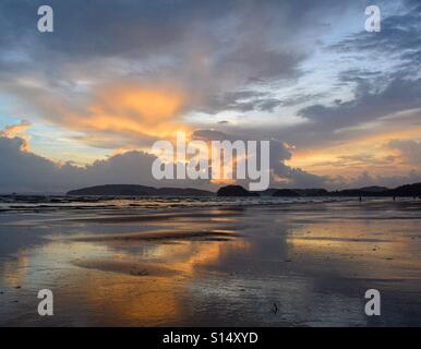 Ao Nang Sonnenuntergang, Thailand. Stockfoto