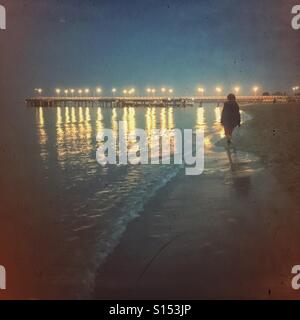 Vergnügen Pier in Brzezno, Stadtteil von Danzig, Polen Stockfoto