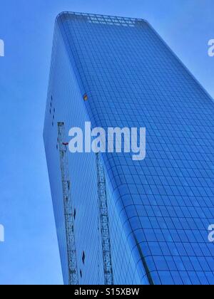 Hochhaus im Bau, Calgary, Alberta, Kanada Stockfoto