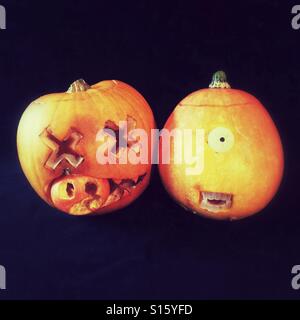 Halloween Kürbis Laternen Stockfoto
