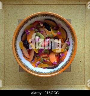 Fruit Salad Bowl Stockfoto