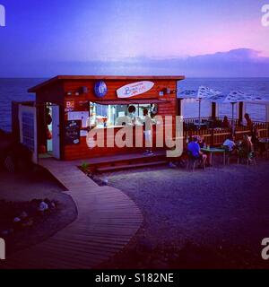 Beach Bar, Golf Del Sur, Teneriffa. Stockfoto