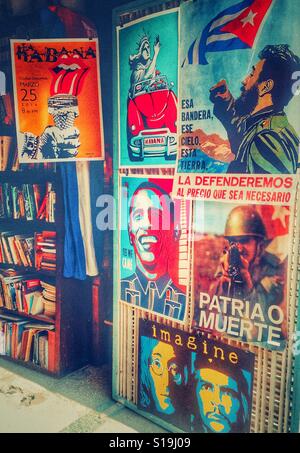 Kubanische Plakate Stockfoto