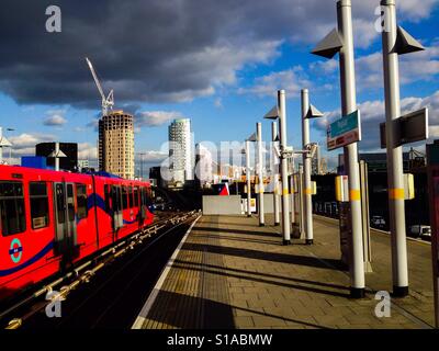 Pappel DLR station Stockfoto
