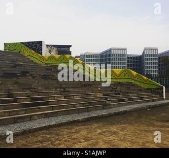 Städtischen Schlange Kunst Stockfoto