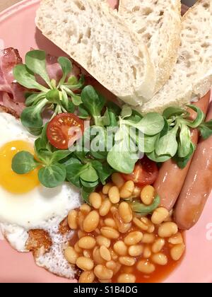 Slowakische Frühstück Stockfoto