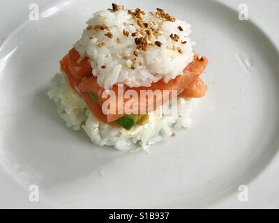 Sushi-burger Stockfoto