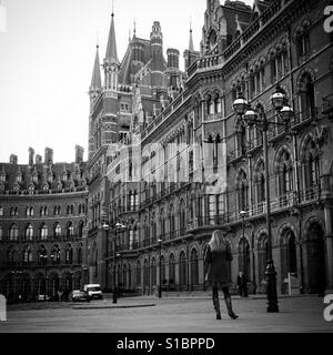 Hl.Pankratius internationaler Bahnhof in London. England. Stockfoto