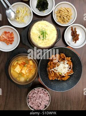 Koreanische Mittagessen Stockfoto