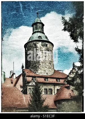 Czocha-Burg, untere schlesischen Polen, Europa Stockfoto